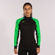 JOMA ELITE IX NŐI PULÓVER FEKETE-ZÖLD