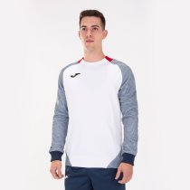 JOMA ESSENTIAL II PULÓVER FEHÉR-PIROS