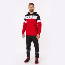 JOMA CREW IV KAPUCNIS PULÓVER FEKETE PIROS