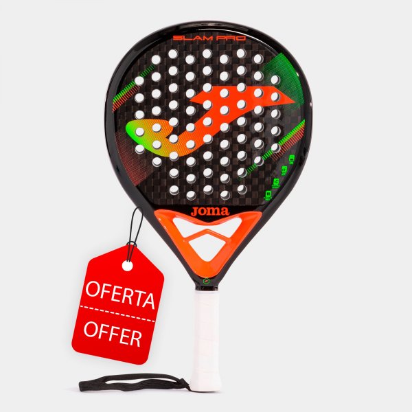 JOMA SLAM PRO PADEL RACKET ÜTŐ FEKETE-KORÁL