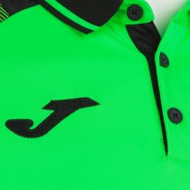 JOMA ESSENTIAL II POLO FLUOR ZÖLD-BLACK S/S