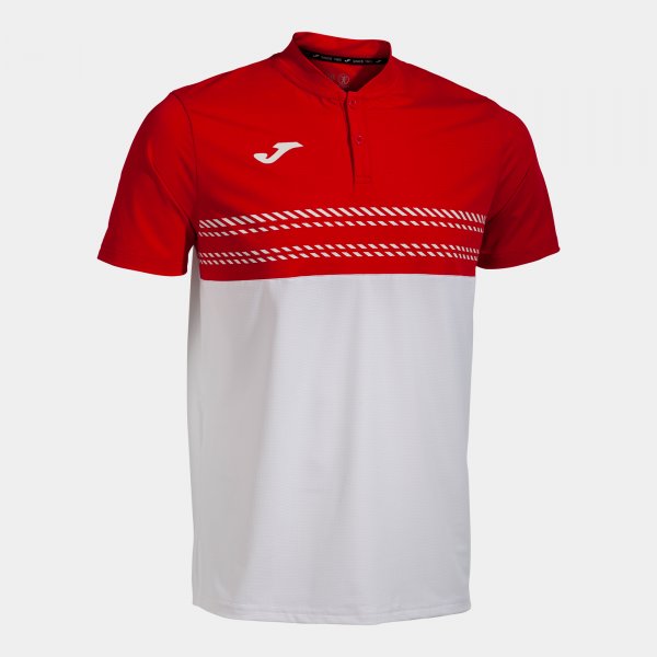 JOMA SMASH SHORT SLEEVE POLO FEHÉR PIROS